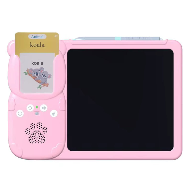 Talking Flash Cards LCD Writing Tablet Board Pad Toy Learning Education Preschool Montessori Speech Therapy Autism Toys for Kid