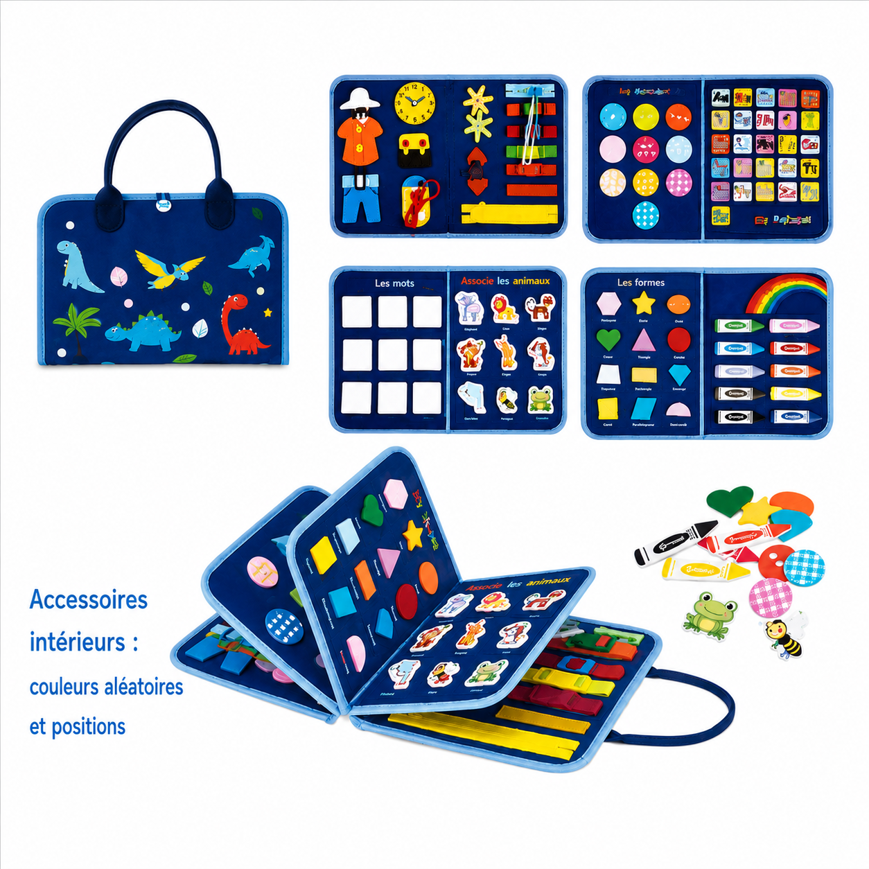 Livre Educatif Montessori - Jeux d’Apprentissage et Motricité