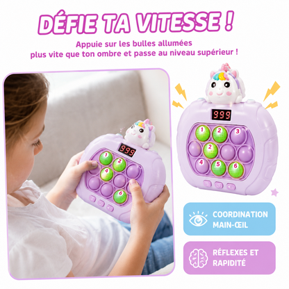 Console Pop It Electronique avec Ecran LED - 999 Niveaux