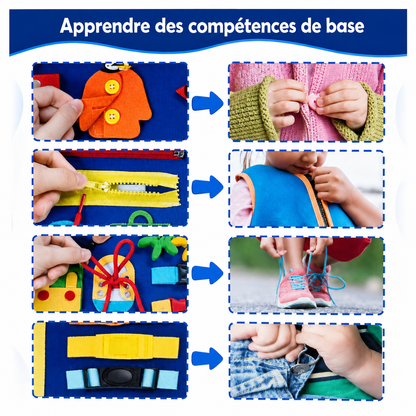 Livre Educatif Montessori - Jeux d’Apprentissage et Motricité