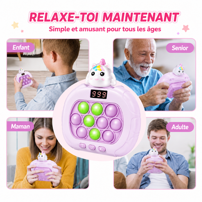 Console Pop It Electronique avec Ecran LED - 999 Niveaux
