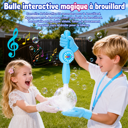 Machine à Bulles Electrique avec Effet Fumée pour Enfants